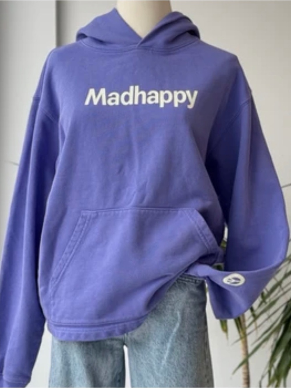 Madhappy Purple Sweatshirt with Stitching